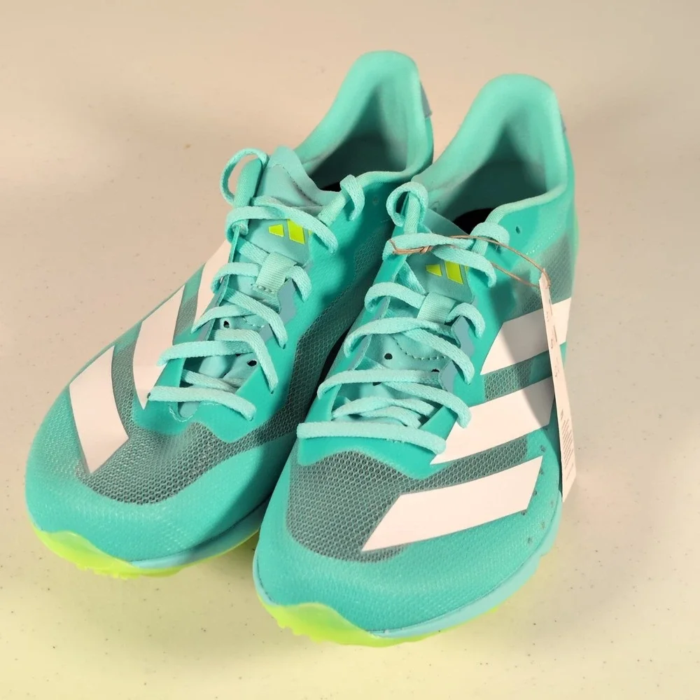 Adidas Adizero Distancestar Blue Cloud White Lucid Lemon Men's Size 9 JI2999